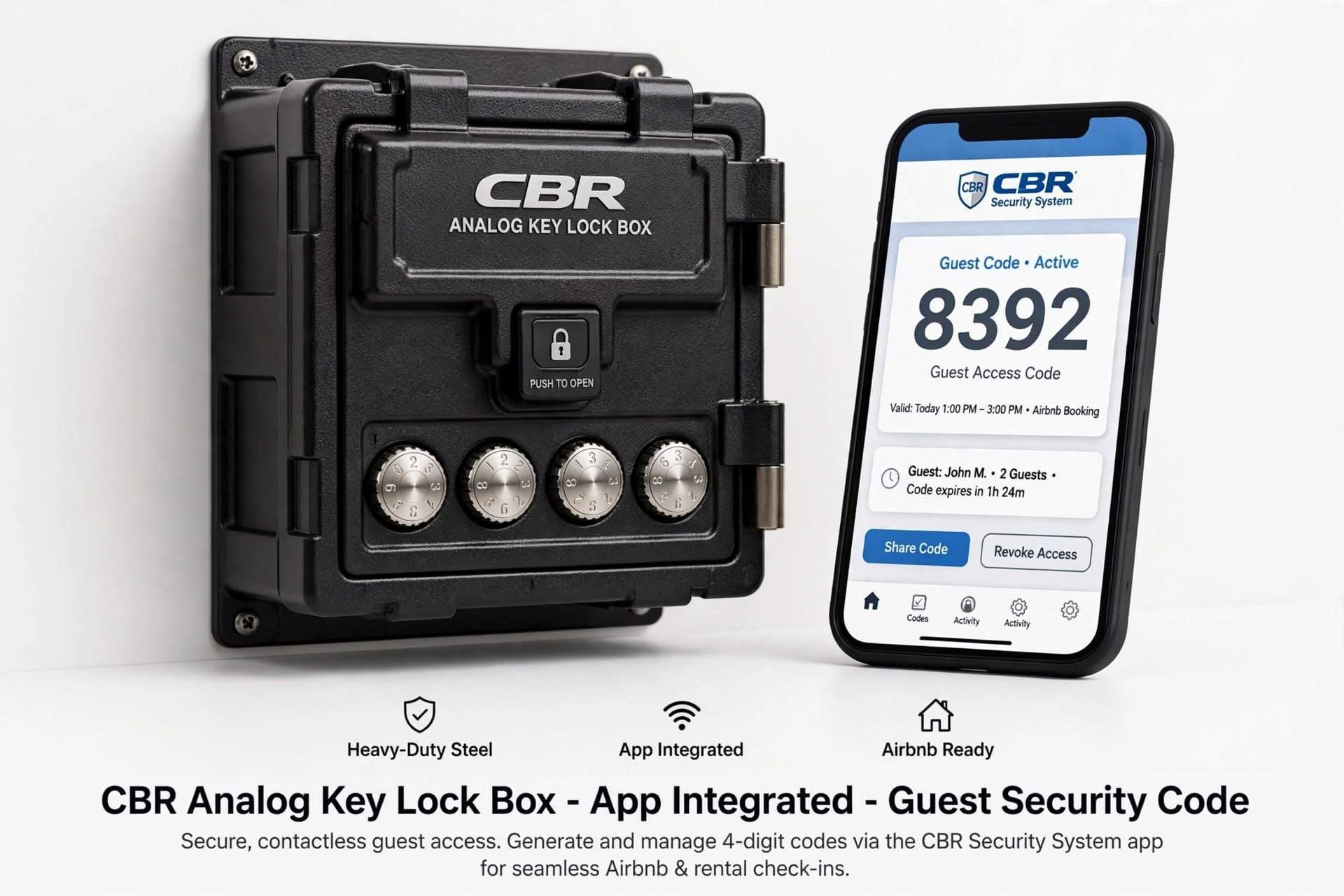 CBR Analog Key Lock Box